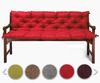 sunnypillow Bankauflage Bankauflage Stuhlkissen viele Farben und Größen zur Auswahl, 110 cm x 40 cm x 40 cm rot Bild 2