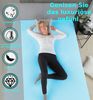 MALIKA® Premium warme Spannbettlaken Cashmere-Touch Bettlaken Jersey Fleece Spannbetttuch Laken, Farbe:Hellblau, Größe:90-100x200 cm Bild 2