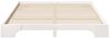 vidaXL Bettrahmen Weiß 160 x 220 cm Massives Kiefernholz 872924 Bild 4