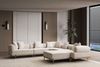 Ecksofa "Norella" mit Hocker-Beige Bild 2