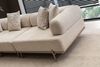Ecksofa "Norella" mit Hocker-Beige Bild 5
