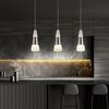 LED Pendelleuchte, nickel matt, satiniert, D 12 cm Bild 3
