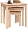 vidaXL Satztische 3 Stk. Massivholz Kiefer 824973 Bild 5