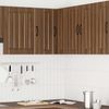 vidaXL Küchen-Eckhängeschrank Lucca Braun Eichen-Optik Holzwerkstoff 853864 Bild 3
