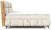 Boxspringbett Schlafzimmerbett CHARLIE PREMIUM 160x200cm Stoff Fibi Creme Bild 2