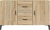 Sideboard, Kommode Sonoma-Eiche 100x36x60 cm Holzwerkstoff j2881p Bild 5