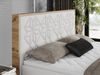 Boxspringbett mit Kopfteil und Topper, Polsterbett - NESSI - 180 x 200 cm - Weiß Kunstleder - H3 - Topper Visco Bild 3