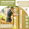 KESSER® PVC Sichtschutzmatte Sichtschutzzaun Balkonverkleidung Windschutz verstärkte Lamellen für Garten Balkon & Terrasse Balkonumrandung inkl Kabelbindern, Abdeckung & Handschuhe 80 x 500 cm, Bambus Bild 3