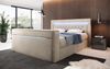 Boxspringbett Jupiter mit TV Lift, RGB und Stauraum 140x200 Beige H4 (100kg+) Bild 2