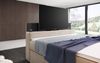 Boxspringbett Jupiter mit TV Lift, RGB und Stauraum 140x200 Beige H4 (100kg+) Bild 5