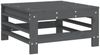 vidaXL Gartenhocker mit Kissen Grau Massivholz Kiefer 825669 Bild 4