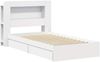 vidaXL Bettgestell mit Stauraum Weiß 90x200 cm Holzwerkstoff 3433641 Bild 2