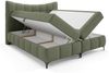 Boxspringbett Schlafzimmerbett CHARLES 180x200cm Stoff Aragon Grün Bild 2