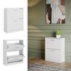 Schuhschrank Gizmo Weiß 59 x 72.5 cm 2 Fächern Vicco Bild 2