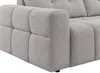 Vente-unique - SOPELANA Sofa Stoff Grau - B 100 cm x H 78 cm x L 220 cm Bild 4