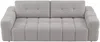 Vente-unique - SOPELANA Sofa Stoff Grau - B 100 cm x H 78 cm x L 220 cm Bild 2
