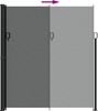 vidaXL Seitenmarkise Ausziehbar Anthrazit 220x600 cm 4004578 Bild 5