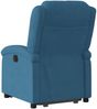 vidaXL Relaxsessel mit Aufstehhilfe Elektrisch Blau Samt 3204332 Bild 4