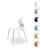 Pro 6 Stapelstuhl - Gestell chrome aquablau Bild 2