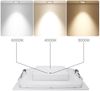 Heitronic 501381 LED Einbauleuchte Le Mans eckig weiss 165x165x32mm Bild 4