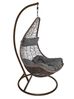 ESTEXO Sessel Hängesessel Polyrattan Hängekorb mit Gestell Hängestuhl Hängeschauke Bild 3