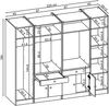 Roomart Waschmaschinenumbauschrank & Schrankwand für Waschküche - SERIE 1 - | 224 cm breit | Waschmaschine & Trockner | Mit Ausziehbrett | Hauswirtschaftsraum Möbel • Weiß Bild 5