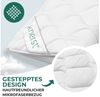KNERST Microfaserbettdecke Sommerdecke & Ganzjahresdecke 135x200, 155x220, uvm, Füllung: Klimafaser-Polyesterfüllung, Bezug: Polyester, Allergikerfreundlich, atmungsaktiv, temperaturausgleichend Bild 3