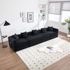 4-Sitzer Modulsofa 270 x 180 x 64 cm aus Cord mit Schlaffunktion Bild 4