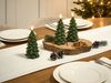 LED Kerzen 3er Set VELOURA Weihnachtsbaum 16 cm Grün Bild 3