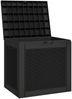 vidaXL Gartenbox Schwarz 55,5x43x53 cm Polypropylen 364178 Bild 4