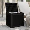 vidaXL Gartenbox Schwarz 55,5x43x53 cm Polypropylen 364178 Bild 3