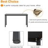 Computertisch Schreibtisch 120x60x75 cm Schwarz Bürotisch Home Office Bild 3