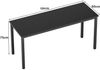Computertisch Schreibtisch 120x60x75 cm Schwarz Bürotisch Home Office Bild 2