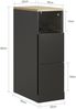 SoBuy FBT149-SCH Nachttisch, Spanplatte, Melamin, Schwarz, 35 x 60 x 20 cm Bild 3
