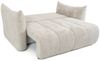 Sofa 2er-Sitzer mit Liegefunktion ONTARIO in Stoff Poso Hellgrau Bild 3