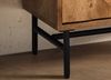 Badunterschrank 30x90cm 'Swing' Mango & Metall schwarz Bild 4
