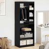 vidaXL Kleiderschrank mit Regal Schwarz Eichen-Optik 77 x 48 x 102 cm 879644 Bild 4