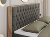 Boxspringbett, Schlafzimmerbett, Bettkasten - AMORE - 160 x 200 cm - Dunkelgrau Velvet - H4 Bild 3