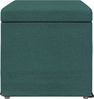 vidaXL Hocker Dunkelgrün 61 x 41 x 40 cm Stoff und Pressholz 876761 Bild 5
