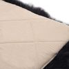 vidaXL Sitzkissen 2 Stk. Dunkelgrau 40x40 cm Echter Schafspelz 283888 Bild 4