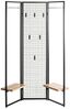 Standgarderobe Raik / Reggio, Stahl, Schwarz, 133 x 175 x 24 cm Bild 5