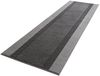 Kurzflor Teppich Läufer Band Grau - 80x300x0,9cm Bild 2