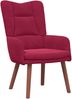 vidaXL Sessel Weinrot 63 x 67 x 94 cm Samt 42001808 Bild 2