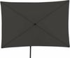 Derby Balkonschirm ca. 180x120 cm/4tlg. D. 840 anthrazit, Gestell anthrazit 22/25mm, ohne Volant Bild 4