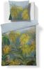 Fleuresse Mako-Satin Bettwäsche 135x200 Dschungel Tropic Blätter grün 114560-05 Bild 3