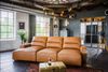 KAWOLA Big Sofa DORI Leder cognac Longchair links 92 x 164 x 288 cm Bild 5