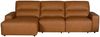 KAWOLA Big Sofa DORI Leder cognac Longchair links 92 x 164 x 288 cm Bild 3