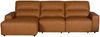 KAWOLA Big Sofa DORI Leder cognac Longchair links 92 x 164 x 288 cm Bild 3