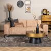 Bronx71 Samt Sofa Vegas 2,5-Sitzer taupe Bild 3