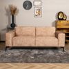 Bronx71 Samt Sofa Vegas 2,5-Sitzer taupe Bild 4